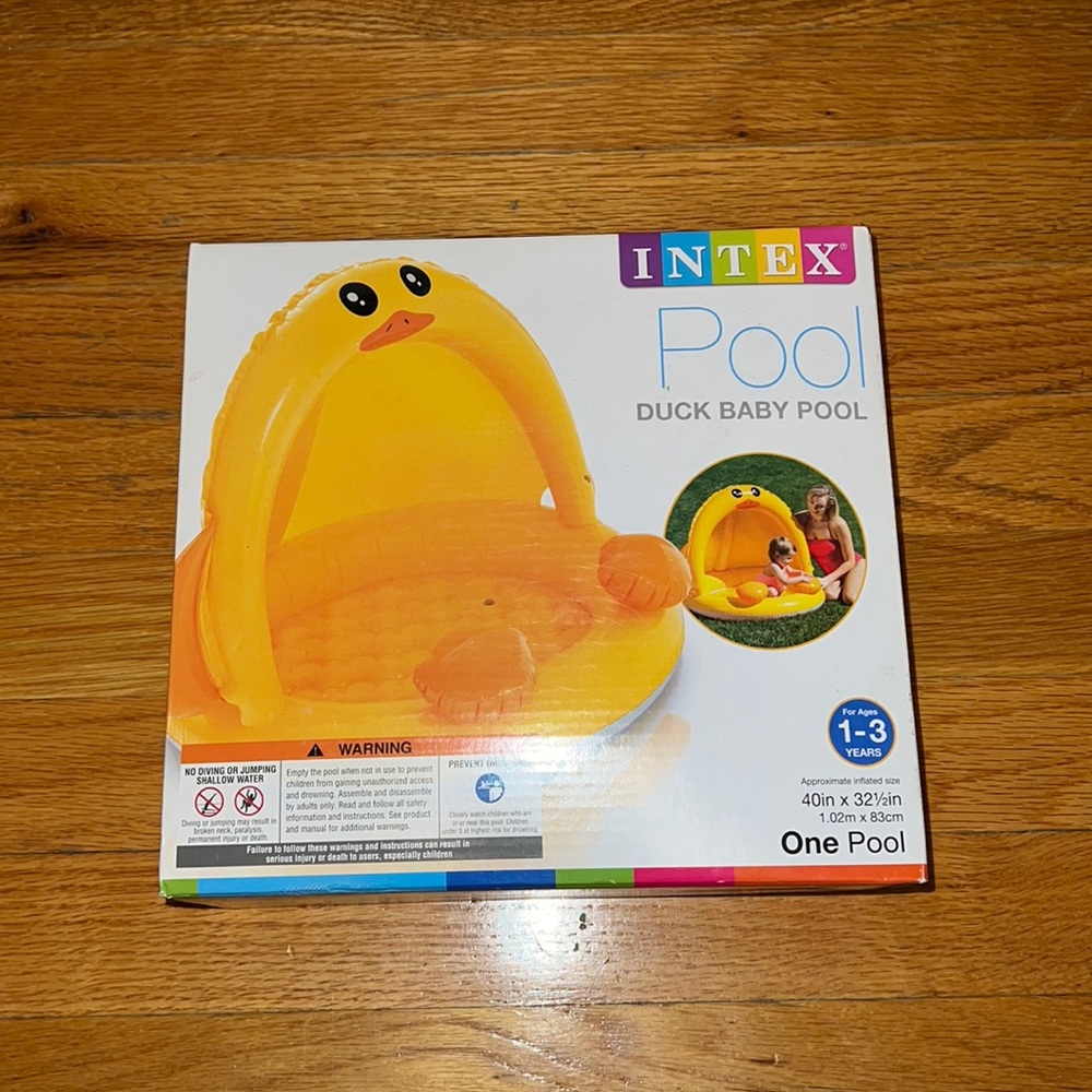 New Intex Duck Baby Pool